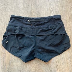 black speed up shorts